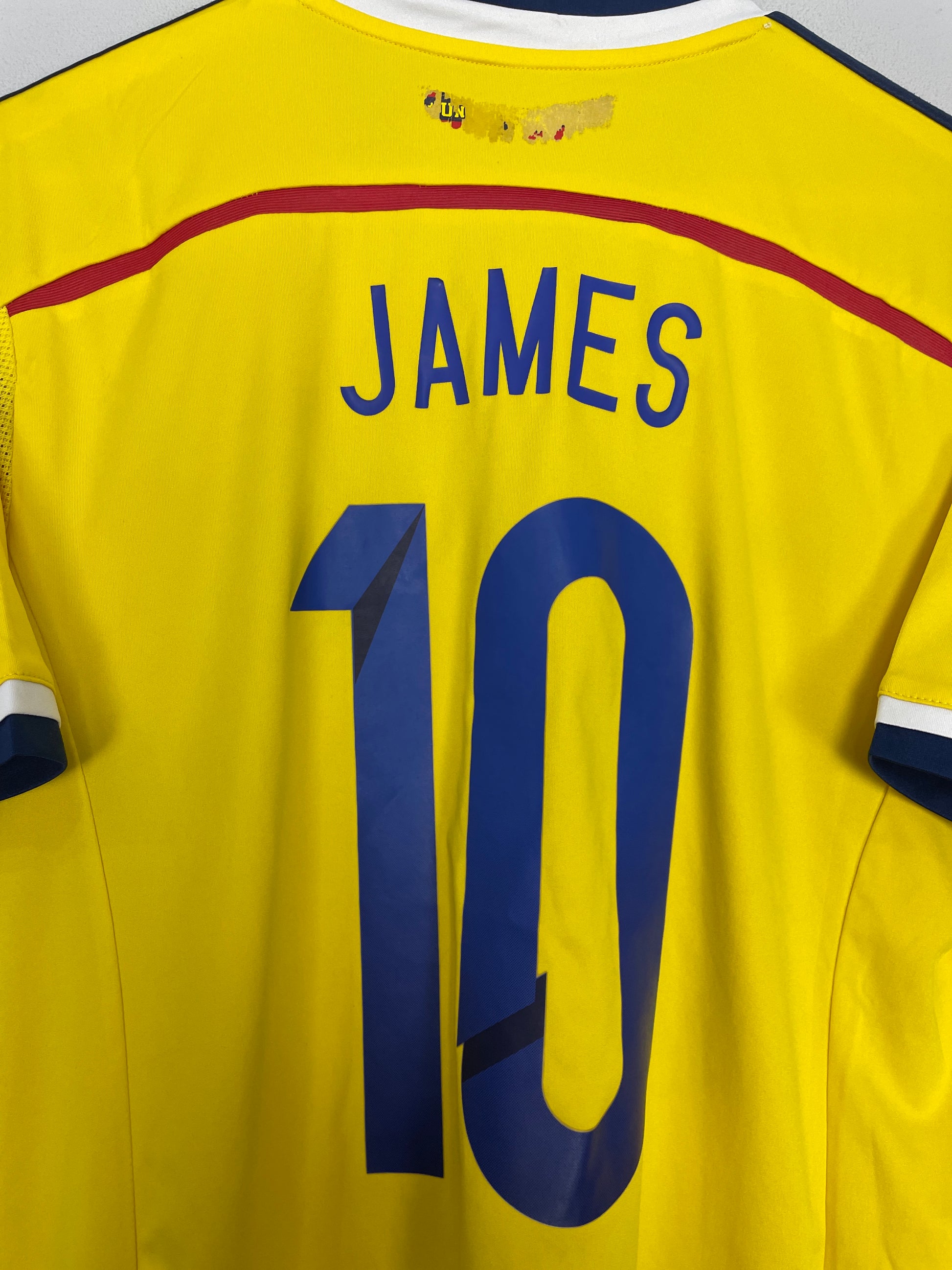 Colombia 2014 Home Shirt #10 James Rodríguez - Online Store From