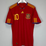 2009/10 SPAIN FABREGAS #10 HOME SHIRT (L) ADIDAS