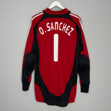 2008/09 MEXICO O.SANCHEZ #1 *PLAYER ISSUE* GK SHIRT (L) ADIDAS