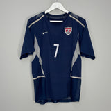 2002 USA BEASLEY #7 AWAY SHIRT (S) NIKE