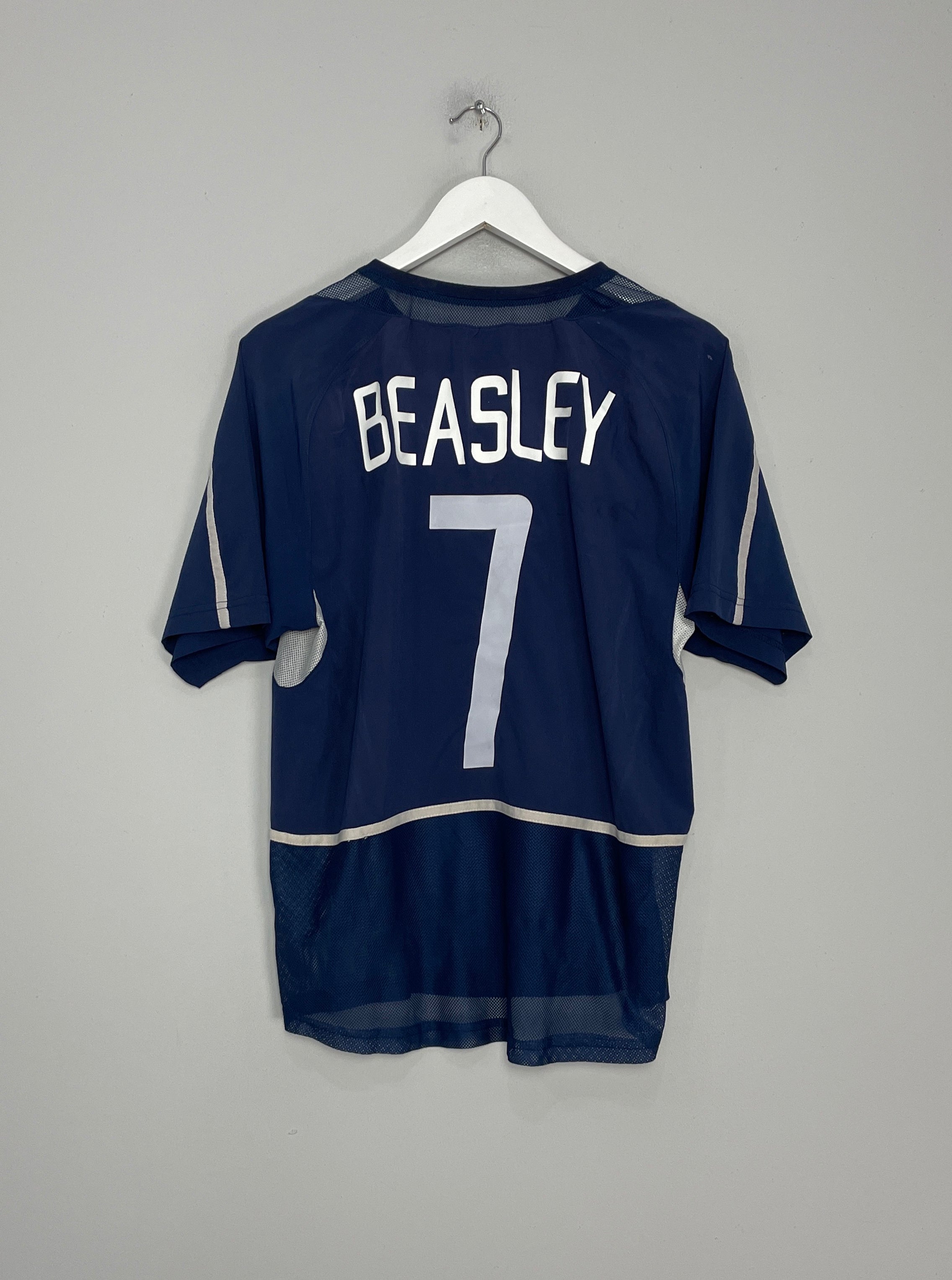 2002 USA BEASLEY #7 AWAY SHIRT (S) NIKE