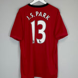 2009/10 MANCHESTER UNITED J.S PARK #13 HOME SHIRT (XL) NIKE