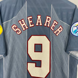 1996/97 ENGLAND SHEARER #9 AWAY SHIRT (L) UMBRO