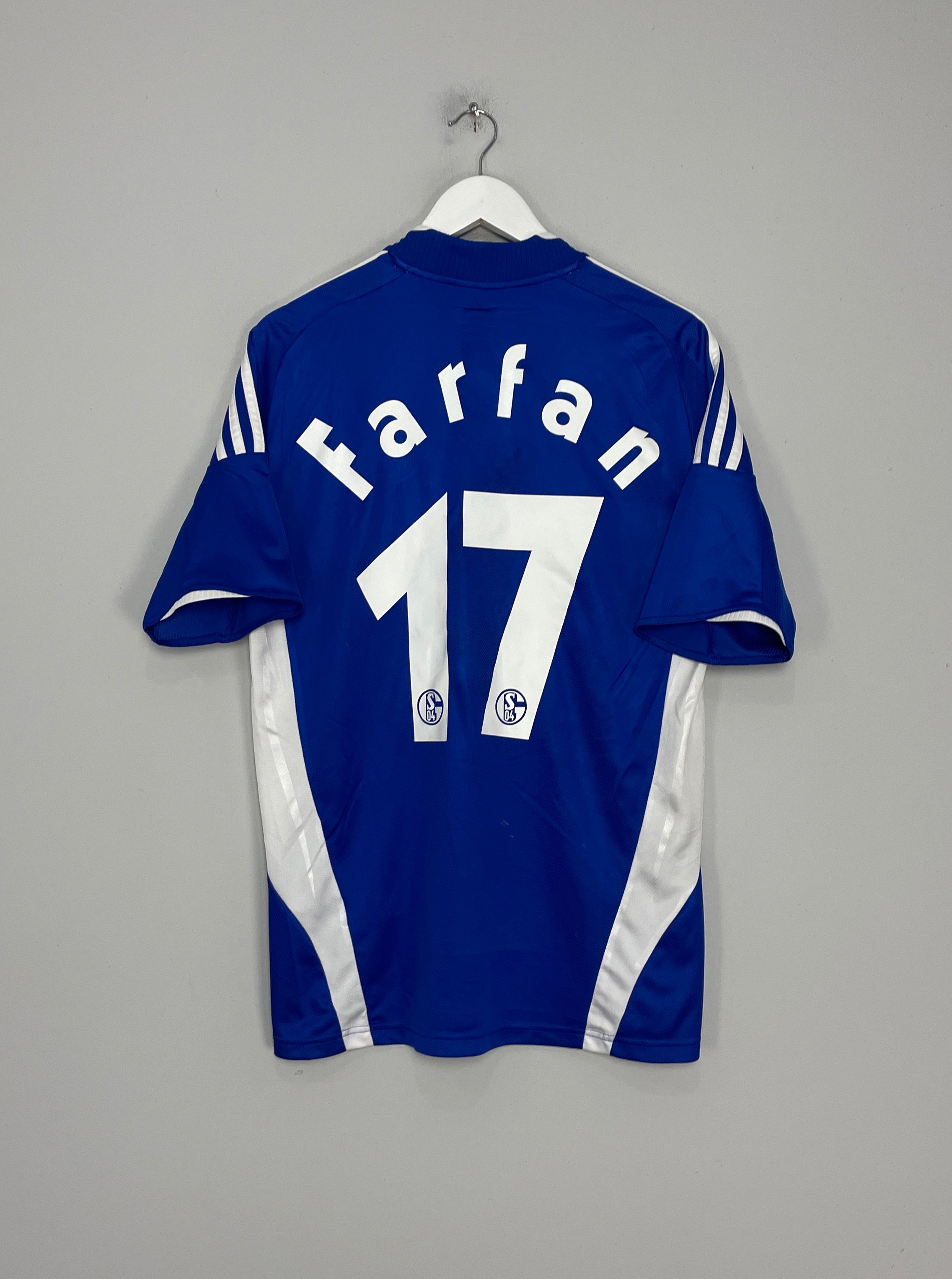 2008/10 SCHALKE FARFAN #17 HOME SHIRT (M) ADIDAS