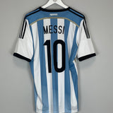 2014/15 ARGENTINA MESSI #10 HOME SHIRT (L) ADIDAS