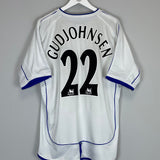 2001/03 CHELSEA GUDJOHNSEN #20 AWAY SHIRT (XL) UMBRO