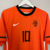 2010/11 NETHERLANDS SNEIJDER #10 HOME SHIRT (L) NIKE