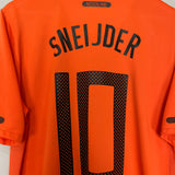 2010/11 NETHERLANDS SNEIJDER #10 HOME SHIRT (L) NIKE