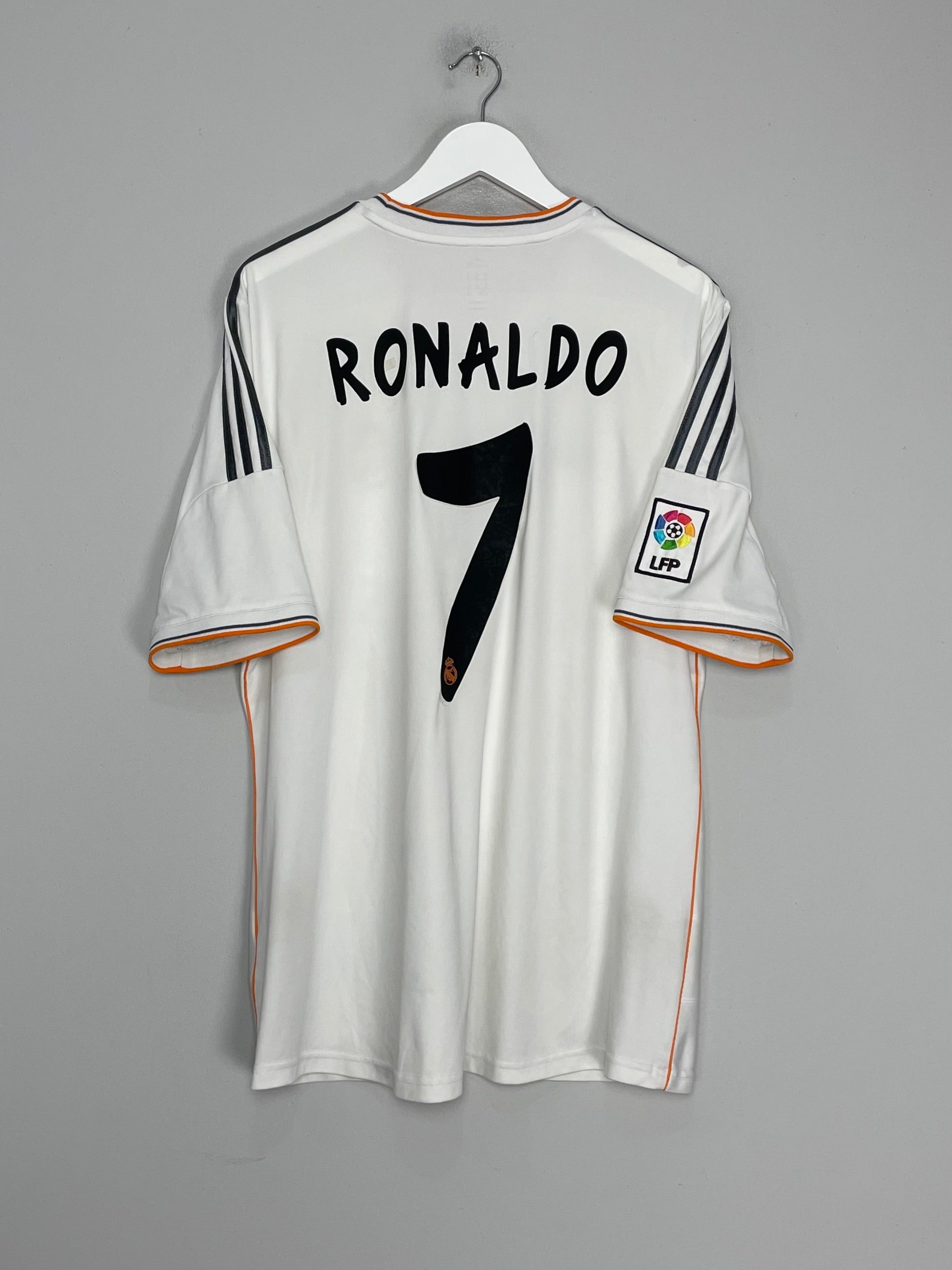  2013/14 REAL MADRID RONALDO #7 HOME SHIRT (XL) ADIDAS