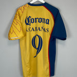 2007/08 CLUB AMERICA S.CABANAS #9 *PLAYER ISSUE* HOME SHIRT (L) NIKE