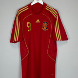 2008/10 SPAIN TORRES #9 HOME SHIRT (XL) ADIDAS