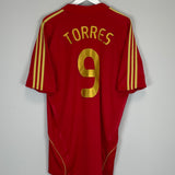 2008/10 SPAIN TORRES #9 HOME SHIRT (XL) ADIDAS