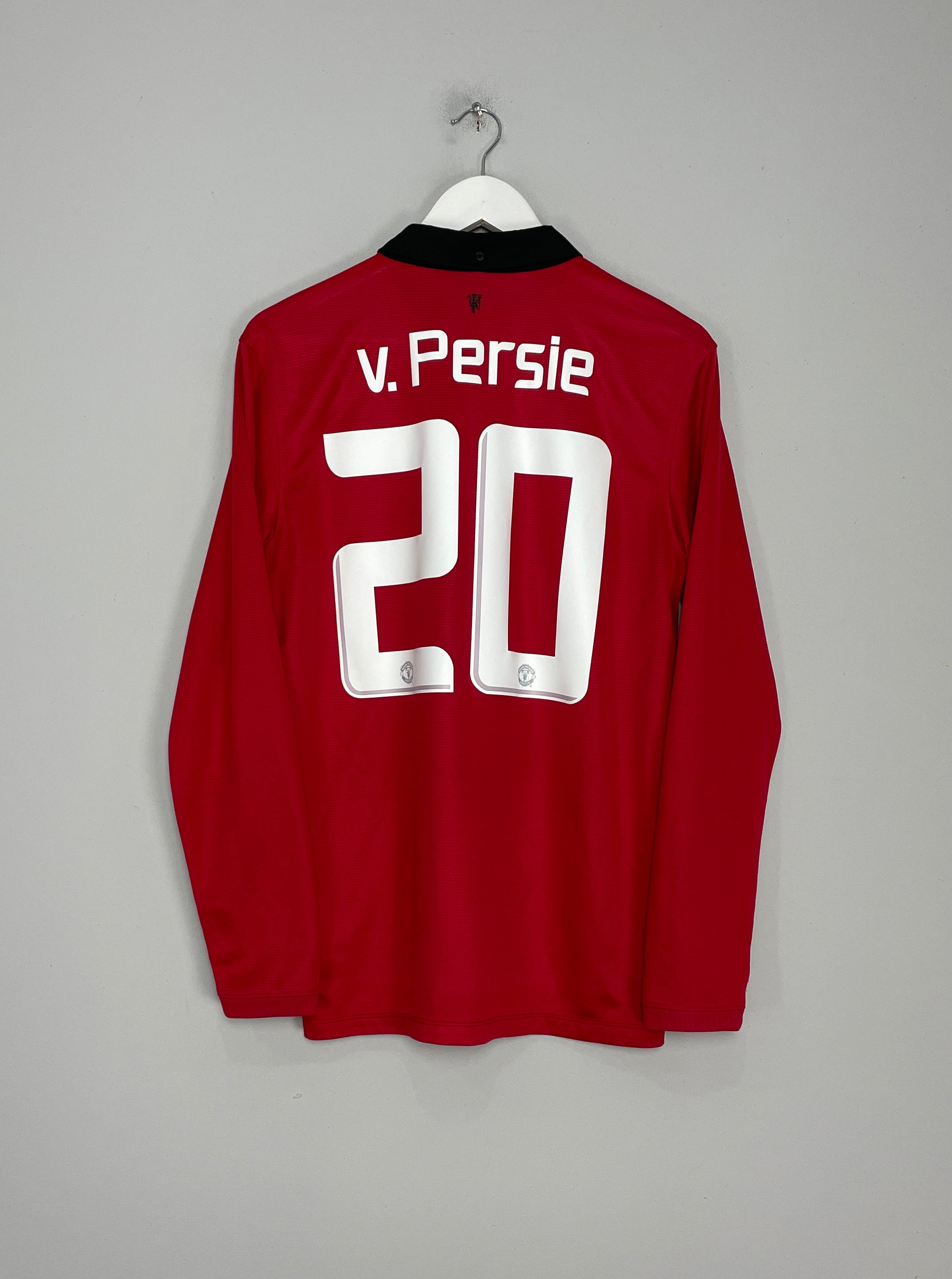 2013/14 MANCHESTER UNITED V.PERSIE #20 L/S HOME SHIRT (M) NIKE