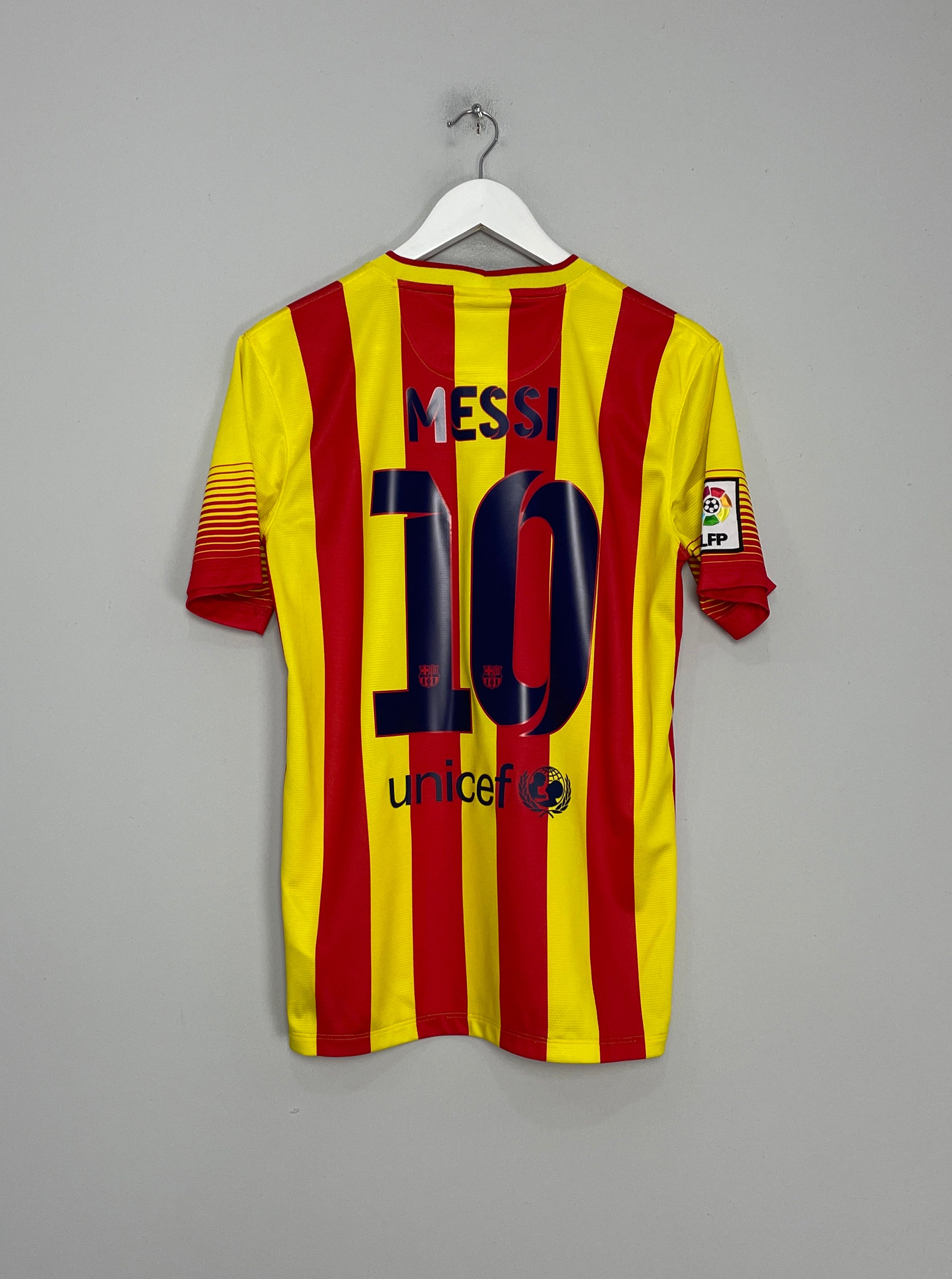 2013/14 BARCELONA MESSI #10 AWAY SHIRT (S) NIKE