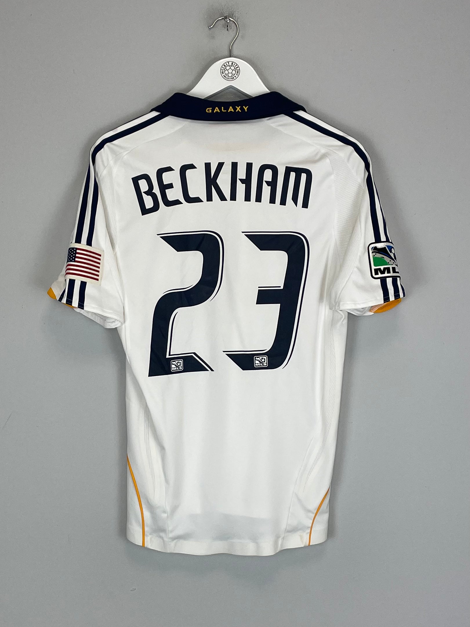 2008/09 LA GALAXY BECKHAM #23 *PLAYER ISSUE* HOME SHIRT (S) ADIDAS