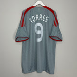 2008/09 LIVERPOOL TORRES #9 AWAY SHIRT (XL) ADIDAS