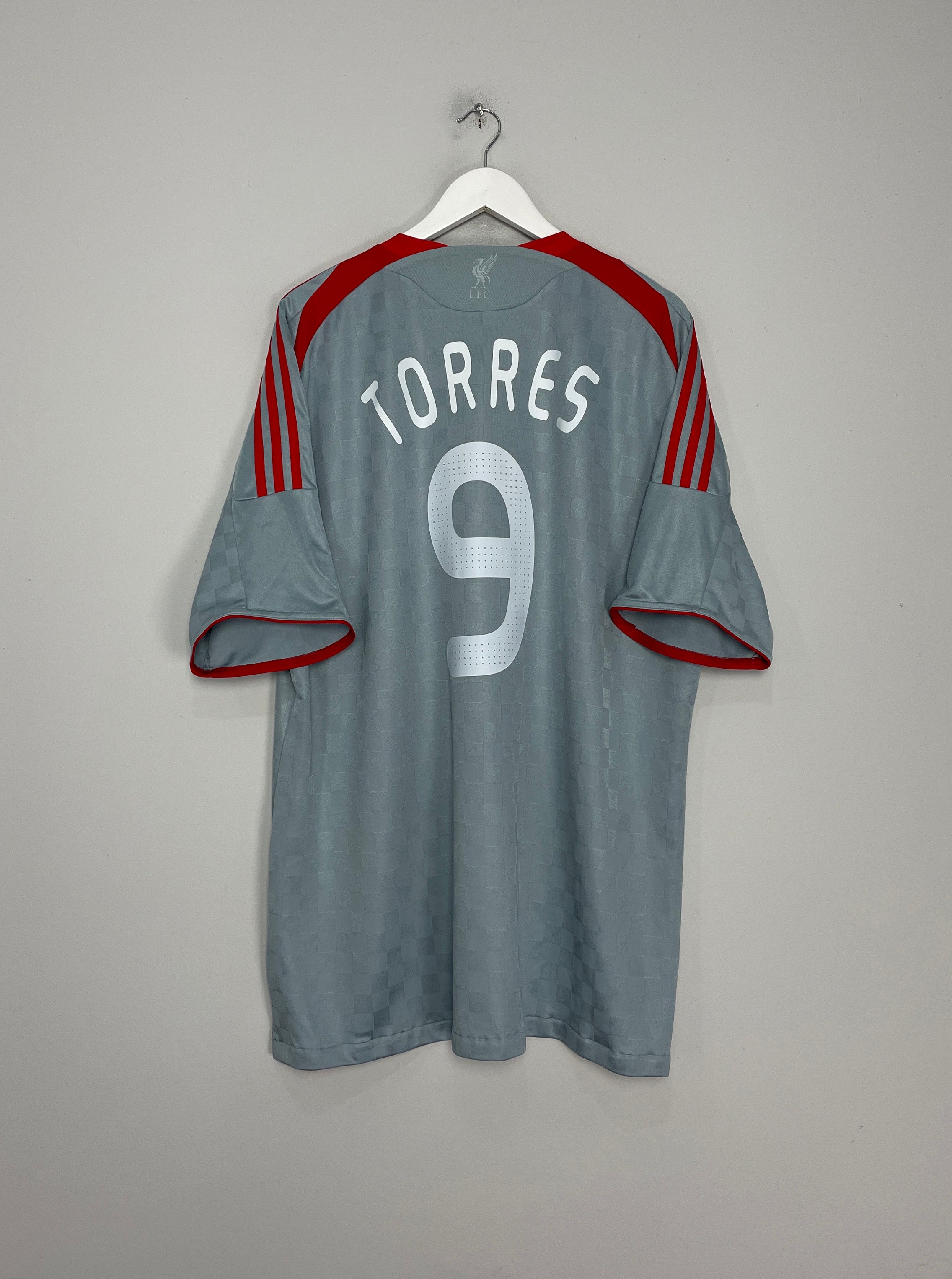 2008/09 LIVERPOOL TORRES #9 AWAY SHIRT (XL) ADIDAS