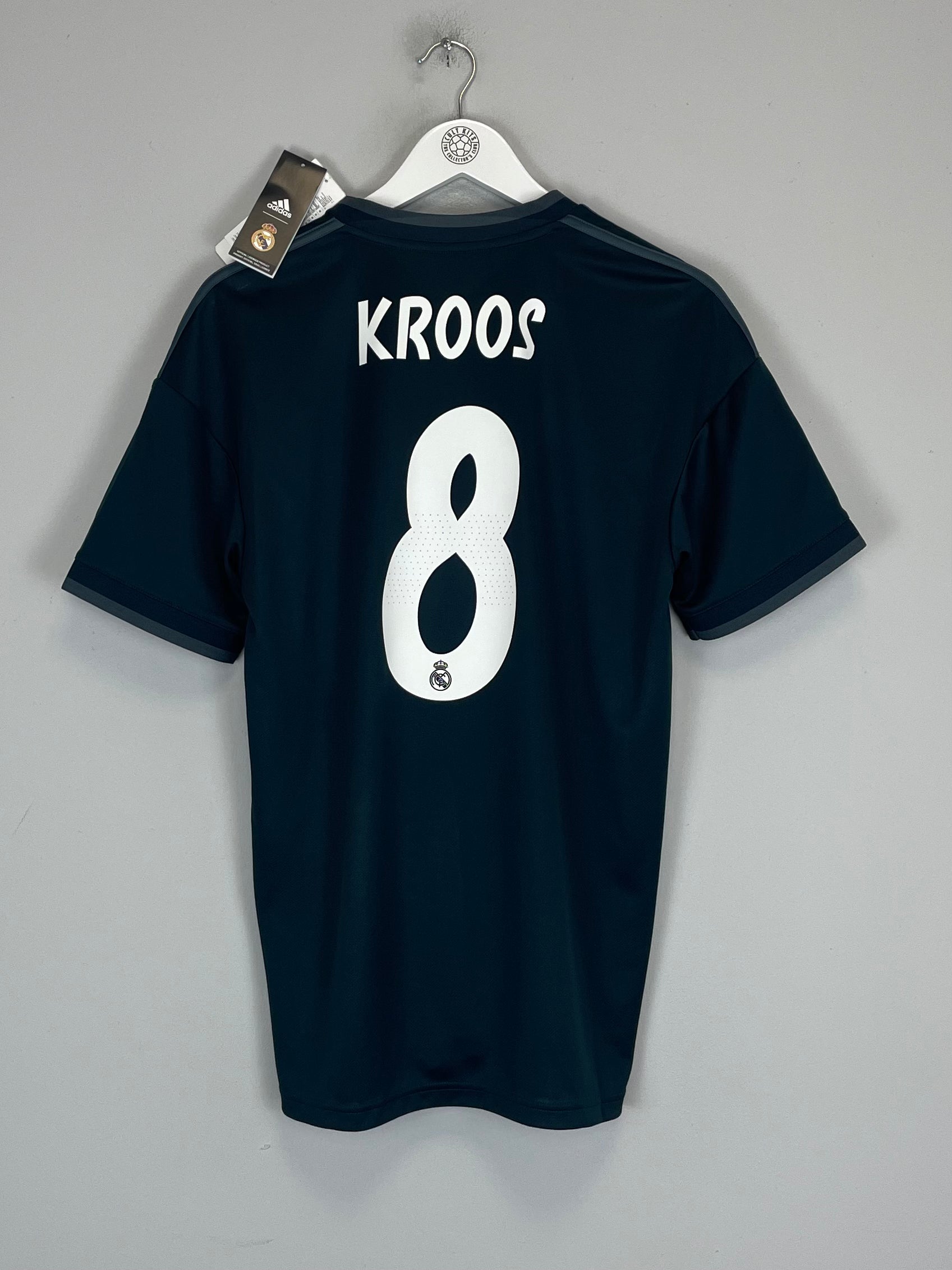 2018/19 REAL MADRID KROOS #8 *BNWT* AWAY SHIRT (M) ADIDAS