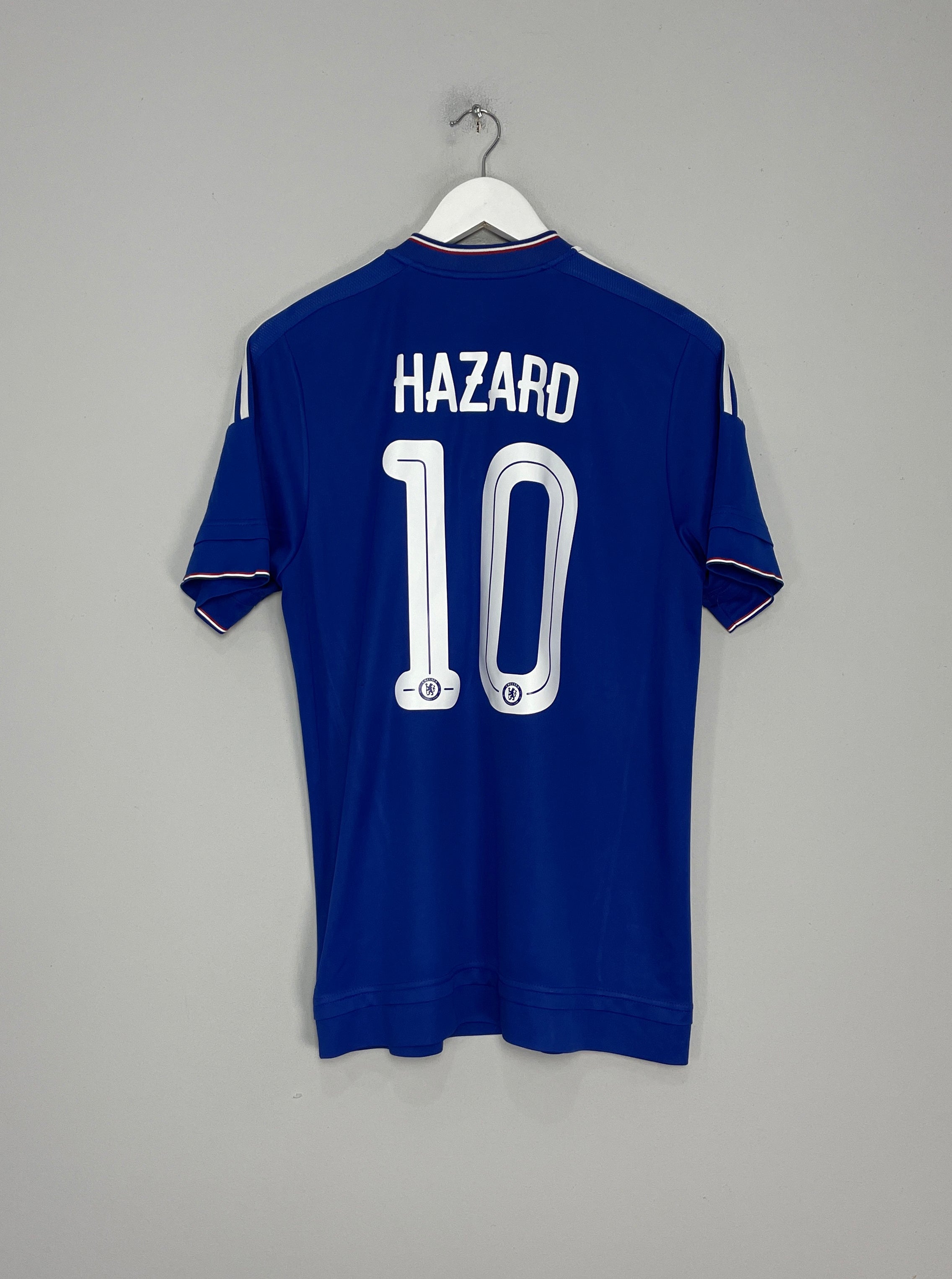 2015/16 CHELSEA HAZARD #10 HOME SHIRT (M) ADIDAS