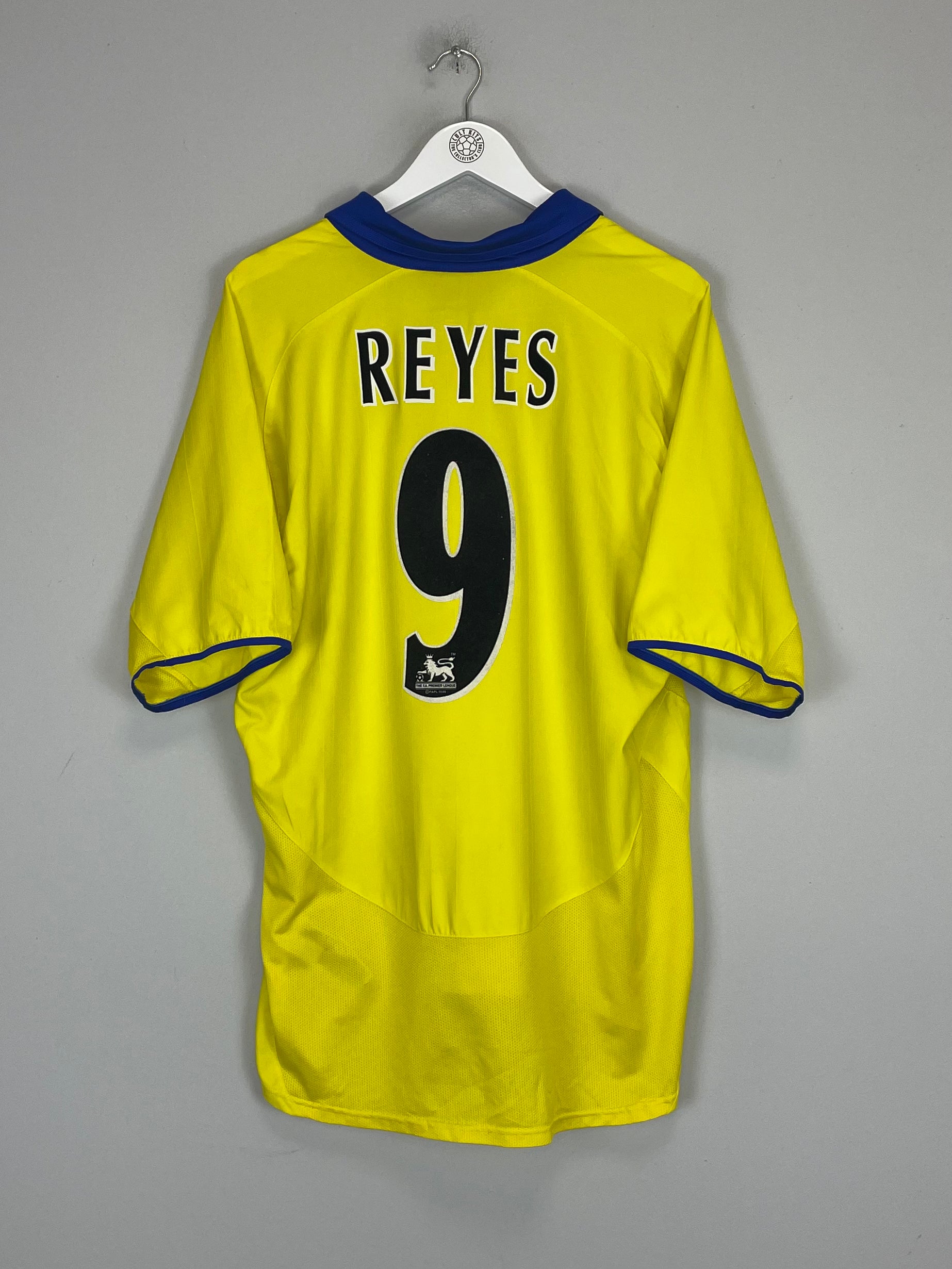 2003/05 ARSENAL REYES #9 AWAY SHIRT (XL) NIKE