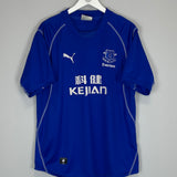 2002/03 EVERTON LI TIE #12 HOME SHIRT (XL) PUMA