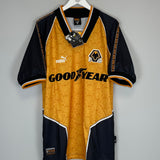 1996/98 WOLVES *BNWT* HOME SHIRT (M) PUMA