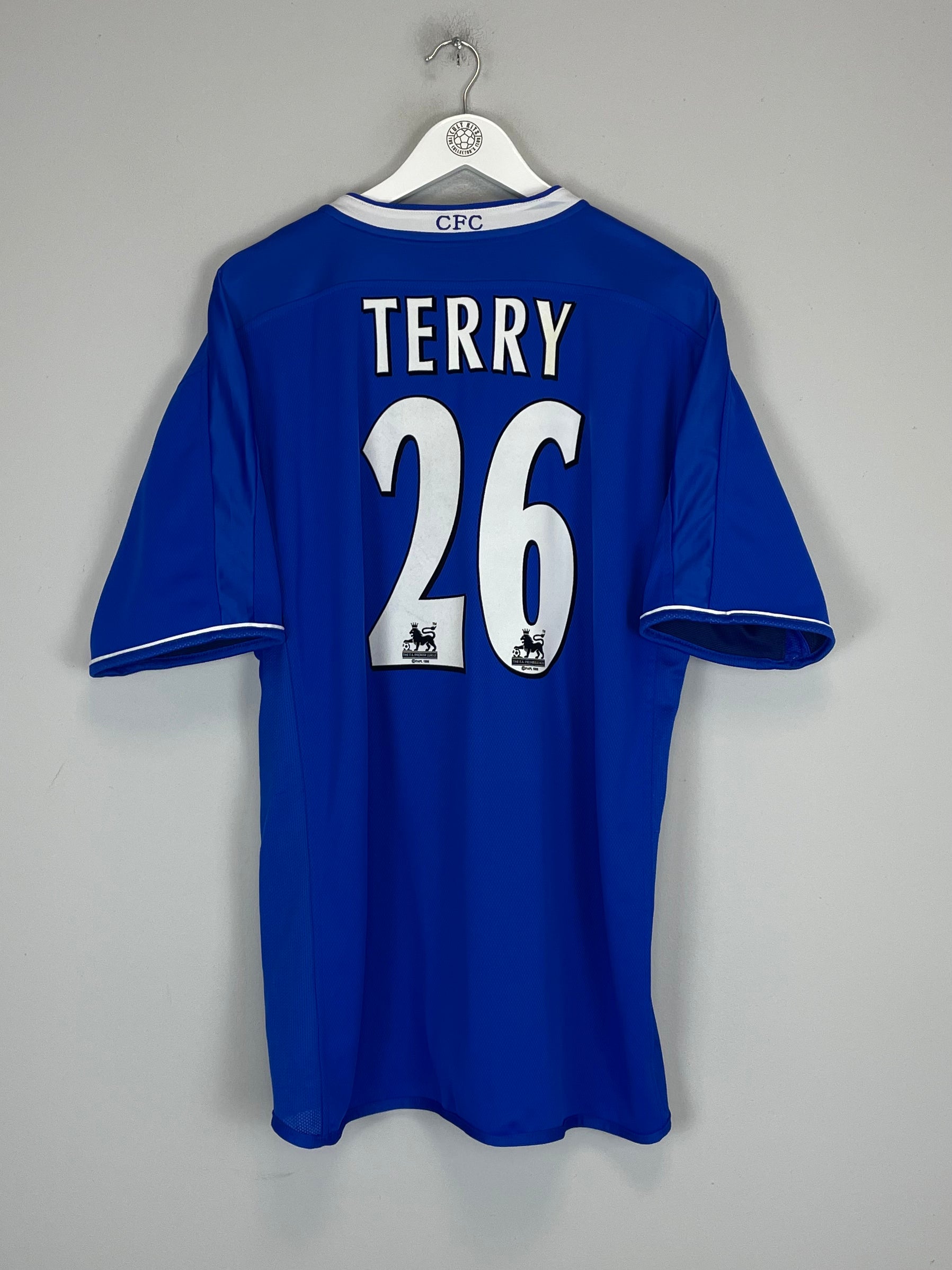 2003/05 CHELSEA TERRY #26 HOME SHIRT (XL) UMBRO