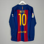 2016/17 BARCELONA MESSI #10 L/S HOME SHIRT (L) NIKE