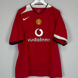 2004/06 MANCHESTER UNITED RONALDO #7 HOME SHIRT (XL) NIKE