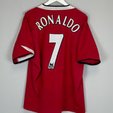 2004/06 MANCHESTER UNITED RONALDO #7 HOME SHIRT (XL) NIKE