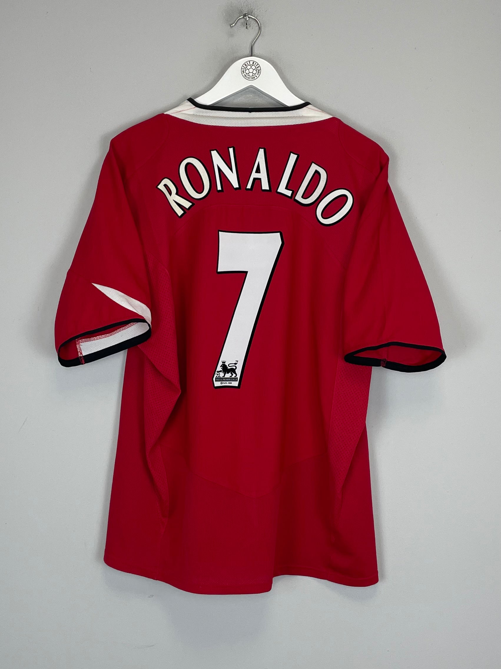 2004/06 MANCHESTER UNITED RONALDO #7 HOME SHIRT (XL) NIKE