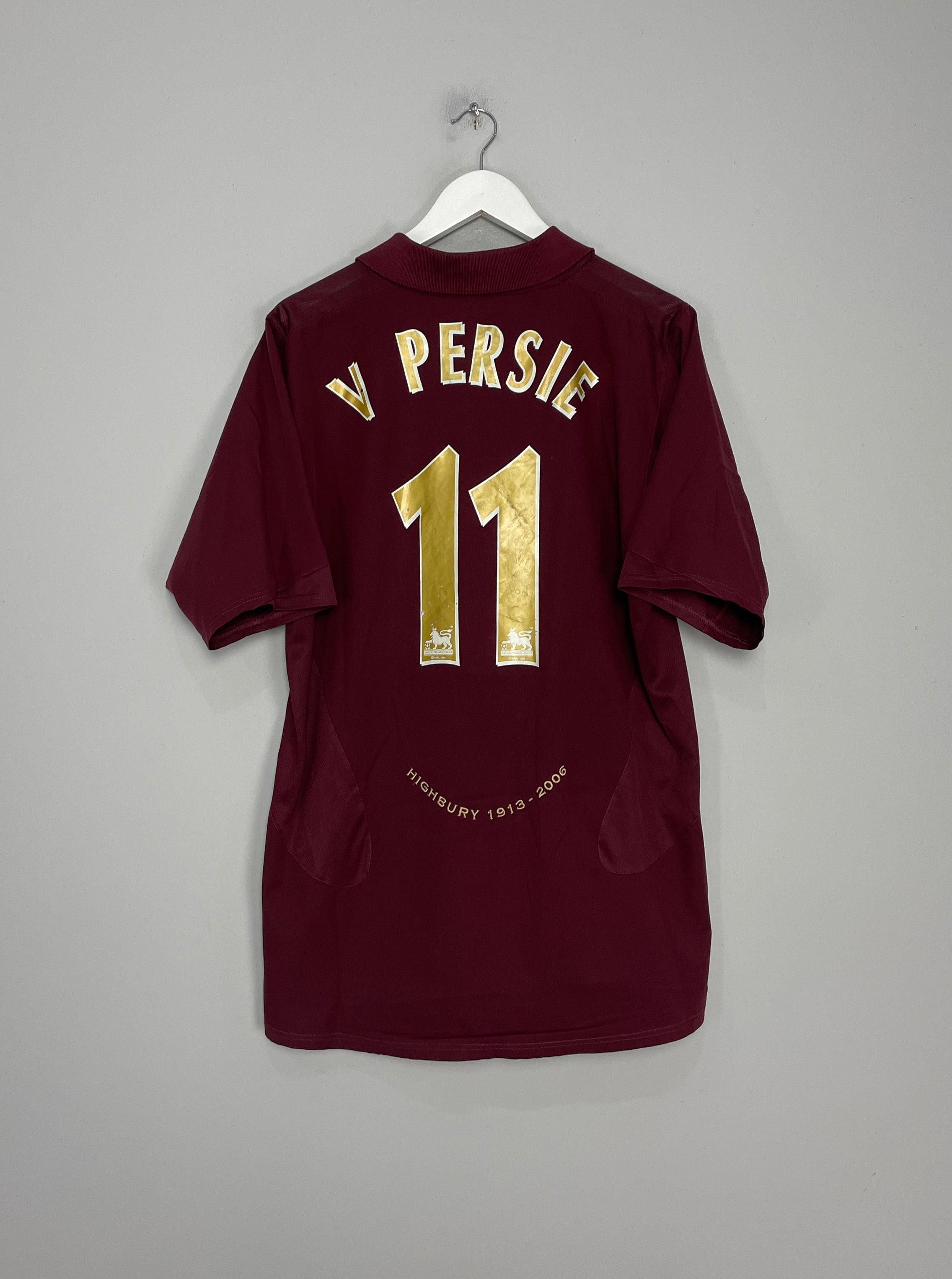 2005/06 ARSENAL V.PERSIE #11 HOME SHIRT (L) NIKE