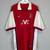 1998/99 ARSENAL BERGKAMP #10 HOME SHIRT (XXL) NIKE