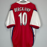 1998/99 ARSENAL BERGKAMP #10 HOME SHIRT (XXL) NIKE