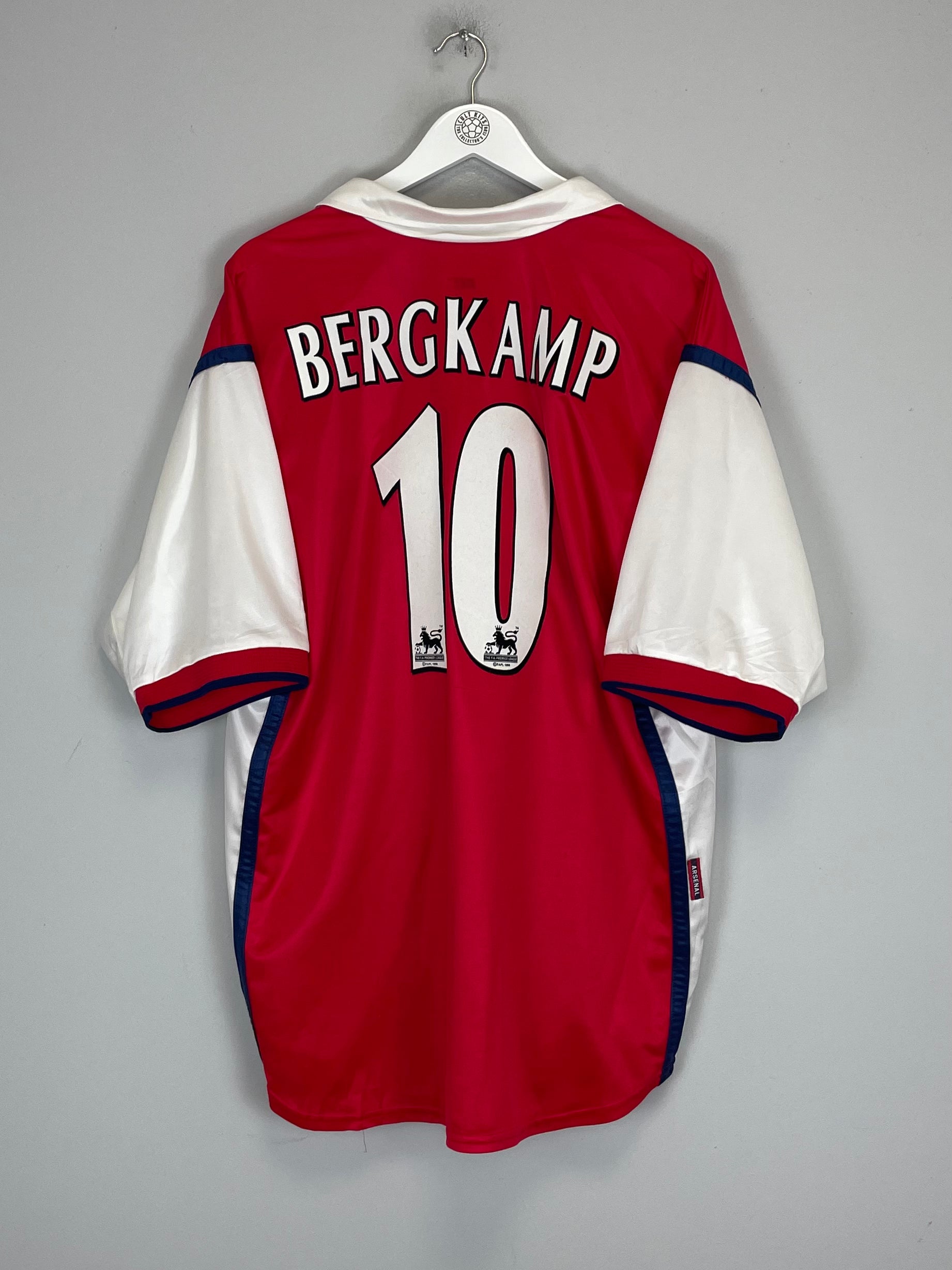 1998/99 ARSENAL BERGKAMP #10 HOME SHIRT (XXL) NIKE