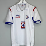 2011/12 CRUZ AZUL AWAY SHIRT (M) UMBRO