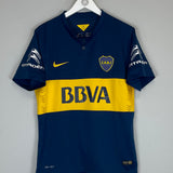 2013/14 BOCA JUNIORS *PLAYER ISSUE* HOME SHIRT (M) NIKE