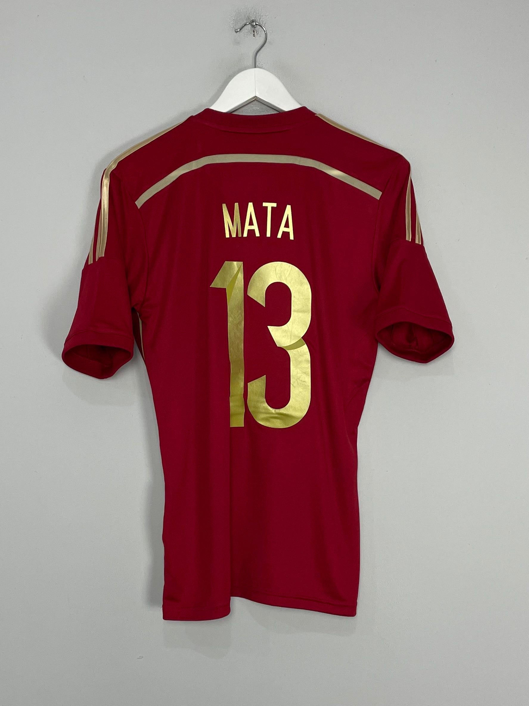 2013/15 SPAIN MATA #13 HOME SHIRT (S) ADIDAS