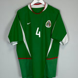 2003/04 MEXICO R.MARQUEZ #4 HOME SHIRT (L) NIKE