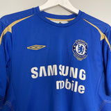 2005/06 CHELSEA DROGBA #15 *CENTENARY* HOME SHIRT (L) UMBRO