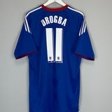 2010/11 CHELSEA DROGBA #11 HOME SHIRT (M) ADIDAS