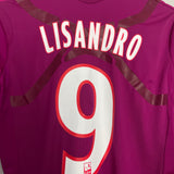 2011/12 LYON LISANDRO #9 *MATCH ISSUE* L/S THIRD SHIRT (L) ADIDAS