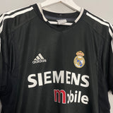 2004/05 REAL MADRID BECKHAM #23 AWAY SHIRT (M) ADIDAS