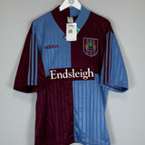 1996/98 BURNLEY *BNWT* HOME SHIRT (L) ADIDAS