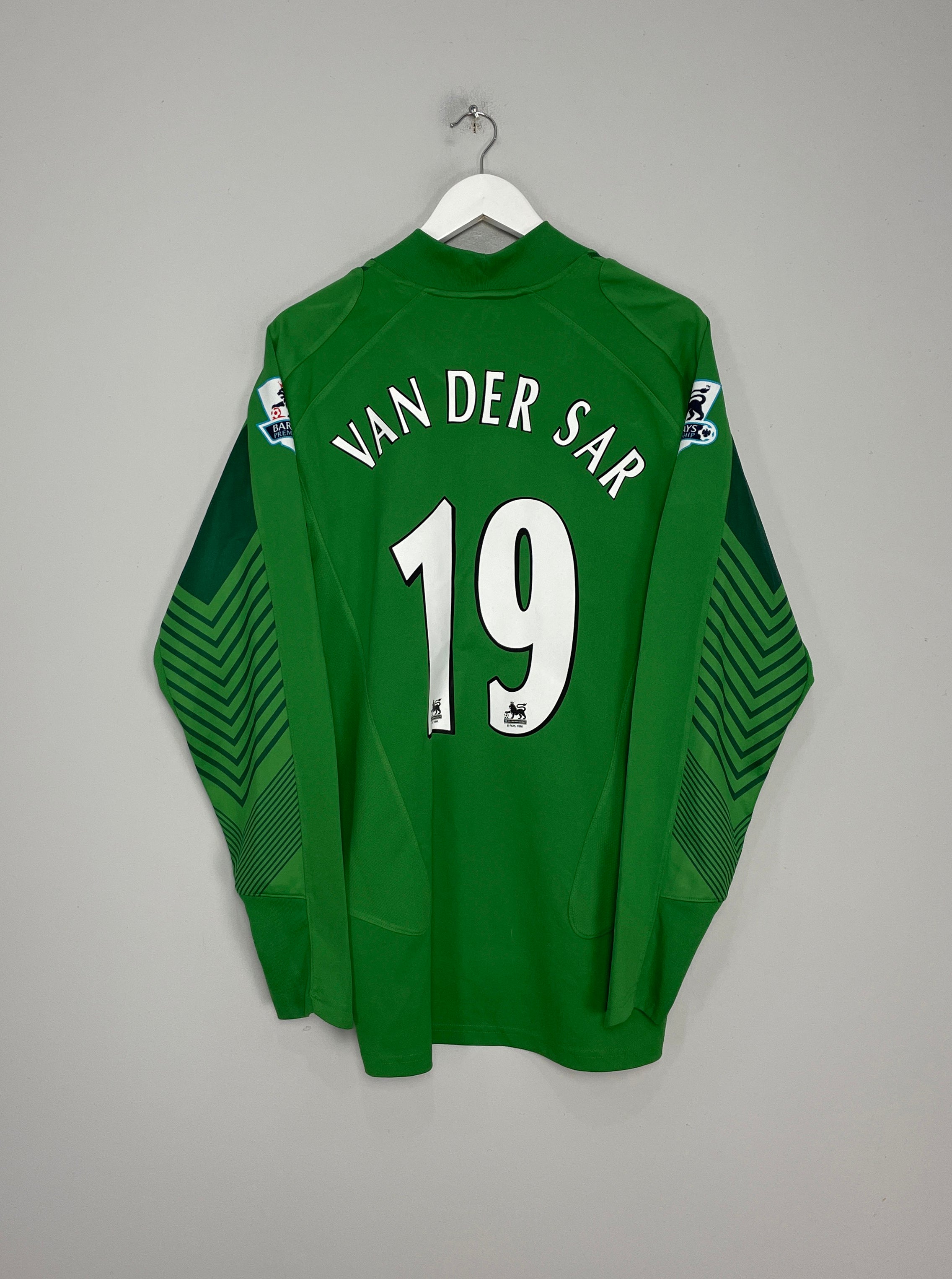 2004/05 MANCHESTER UNITED VAN DER SAR #19 GK SHIRT (L) NIKE