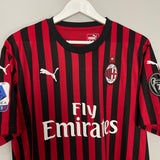 2019/20 AC MILAN IBRAHIMOVIC #21 HOME SHIRT (XL) PUMA