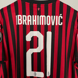 2019/20 AC MILAN IBRAHIMOVIC #21 HOME SHIRT (XL) PUMA