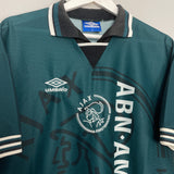 1995/96 AJAX AWAY SHIRT (M) UMBRO