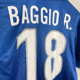 1997/98 ITALY BAGGIO #18 HOME SHIRT (M) NIKE