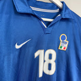 1997/98 ITALY BAGGIO #18 HOME SHIRT (M) NIKE